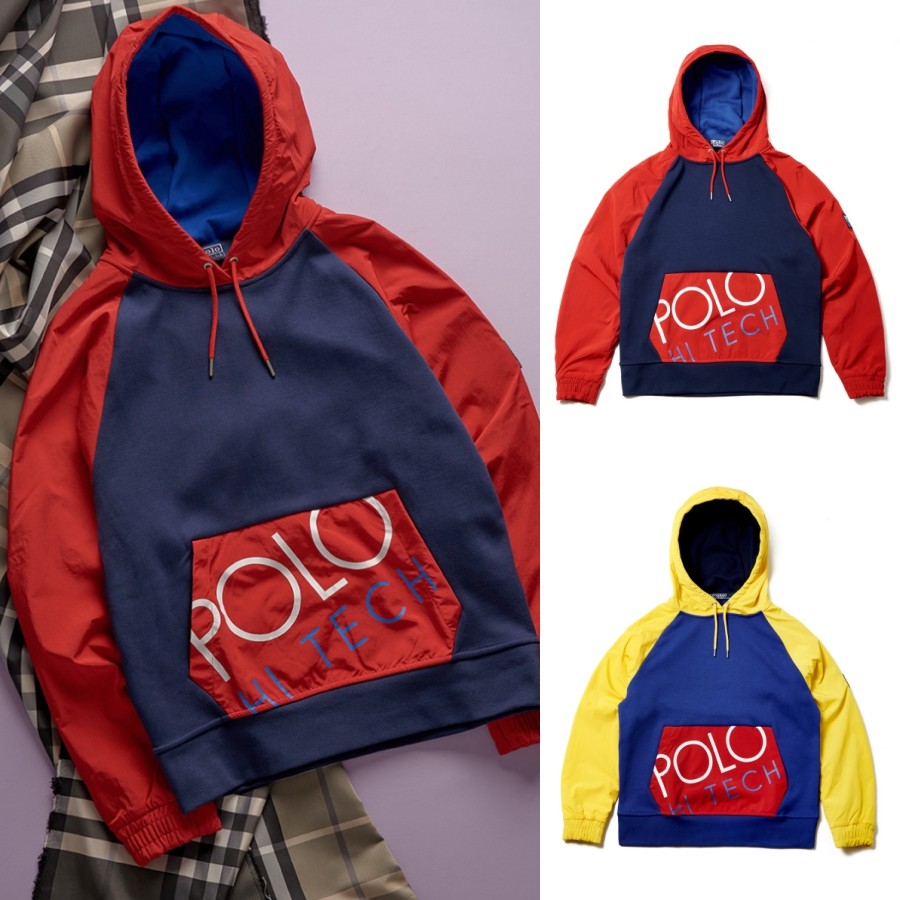 hi tech hybrid pullover